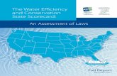 The Water Efficiency and Conservation State Scorecard › sites › www... · 2019-05-30 · The Water Efficiency and Conservation State Scorecard: An Assessment of Laws 5 All the