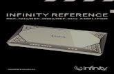 EN INFINITY REFERENCE - Harman Kardon...INFINITY REFERENCE 3 1. Power indicator: The light will illuminate in white when the amp is receiving power and playing. 2. Protect indicator: