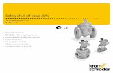 Safety shut-off valve JSAV...2 Edition 11.12 eal rma • For positive pressure • DN 25, DN 40: for negative pressure • Large adjusting range for trip pressure • Low pressure