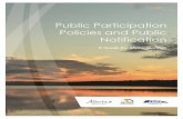 Public Participation Policies and Public Notification: A ... › sites › default › files › public_participation_and_publi… · Participation Tools to be used to obtain public