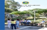TABLE OF CONTENTS - University of Balamandmain.balamand.edu.lb › Offices › AdministrativeOffices › Admissionsa… · Degree T.D., Diploma 1 year following a Bachelor Degree