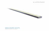 VECTOR V12S - Lumino · 2017-03-17 · 2 Overview Vector V12S Optimum performance in a 12.0 by 12.0mm (0.5in) profile with a single strip PCB using high CRI ColorCORE® technology.