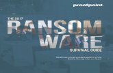 The 2017 Ransomware Survival Guide...their ransomware, the free tools fall out of date and likely won’t work for your ransomware. Restore from Backup The only way to completely recover