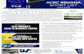 JUNE 2020 - American Council of Engineering CompaniesACEC INDIANA SHORT LIST JUNE 2020 ISSUE 6 VOL. 16 Stay Connected acecindiana.org $50/ MEMBER Each year, ACEC Indiana surveys member