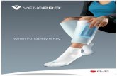 When Portability is Key - Northern Orthotics€¦ · Portability equals VenaPro • DJO’s innovative truly portable VenaPro pump is now available to complete our VTE offering. •