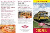 2017 SCHEDULED TRAINS THEME TRAINS IN 2017 · Dining car view of Lower Phantom Lake Experience the romance of dining aboard award-winning Art Déco railroad cars. The two-hour excursion