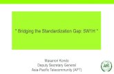 Bridging the Standardization Gap: 5W1H - ITU · 2016-08-21 · 4. 5W1H . Strengthening standard-making capabilities Assisting developing countries in respect to standards application