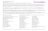 Board of Directors Benefit Auction Lots...April 18, 2016 ANNOUNCING UNRESTRICTED: THE ARTADIA 2016 BENEFIT AUCTION New York, NY - Artadia will host a Benefit to raise funds for its