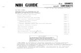 NIH GUIDE GRAWTS › grants › guide › historical › 1978_11_01_Vol_07… · NIH Guide for Grants and Contracts Vol. 7, No. 16, November 1, 1978 Page Three HEMATOLOGY PROGRAM