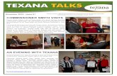 Texana Center | Behavioral Healthcare & …...November 2016 - Issue 91 COMMISSIONER SMITH VISITS Texana Center hosted a visit by Texas Health and Human Services Executive Commissioner