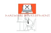malware development · 2019-02-15 · Malware flow Most malicious payloads follow a certain ﬂow. Hacker who puts malware together, relies on functions like CreateProcess(), ShellExecute(),