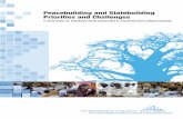 Peacebuilding and Statebuilding Priorities and Challenges · 2020-02-19 · Justice and peaceful resolution of conflict 32 ... • Achieve peaceful resolution of conflicts and access
