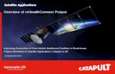 Overview of mHealthConnect Project · 2016-09-22 · Satellite Applications Catapult TIME SESSION 9:30 - 10:00 Arrival, refreshments, and registration 10:00 - 10:15 Welcome and Introductions