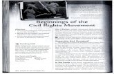 Mr. Feld's U.S. History class - Homefeldhistory.weebly.com/uploads/5/7/6/9/57690423/... · Beginnings of the Civil Rights Movement Why It Matters African Americans made important