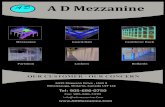 A D Mezzanine › wp-content › uploads › 2017 › 05 › Mezzanin…Flooring Standard Mezzanine Deck A D Mezzanine’s standard mezzanine deck Consists of one layer of 3/4ʺ T&G,