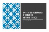 on-premise CubeMaster integration with web services CubeMaster... · WEB SERVICES 3 While CubeMaster Online provides a self-sufficient data model, integration with ERP/TMS/WMS can