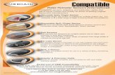 Compatible POX Sensors INT Brochure - English: High Res · Packard®, MEK®, Nellcor®, Nonin®, Novametrix®, Schiller®, Siemens®, Spacelabs® Adapter & Extension Cable Allows