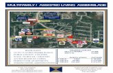 MULTIFAMILY / ASSISTED LIVING ASSEMBLAGE€¦ · multifamily / assisted living assemblage subject property highlights 3.5 to 7.5 acres (multiple brokers) public county utilities walk