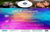 How can an ABLE account - Montana Transition & Employment ... · Title: Montana ABLE Accounts Webinar Author: DPHHS, UM-Rural Institute, Summit IL Subject: Montana ABLE Accounts Webinar