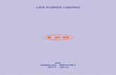 LGB FORGE LIMITED › images › pdf › annual-12.pdf · 2019-12-09 · 3 LGB FORGE LIMITED NOTICE Notice is hereby given that the Sixth Annual General Meeting of the Members of