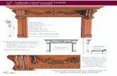 WR Authentic Hand-CarvedMantels 2:2 Lindenwood • In-Stock ... › catalog › arch › Mantles › pdfs › wrmantels_06.pdf · Mantel Width at Base - 73"w Depth of Legs at Base