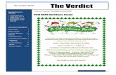 The Verdict Page 2 of 13 - Denton County Paralegal Association 201… · The Denton County Paralegal Association’s next Luncheon will be on Thursday, November 17, 2016 at noon at