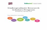 NMSU-HHMI Undergraduate Research Scholars Program · All Summer Research Scholars present a poster describing their research, and then enjoy a catered reception with their mentors,