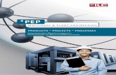 PEP PRODUCT EXCELLENCE & PERFORMANCE€¦ · data at every stage of the product lifecycle is an important key to success. Machines and plants can be developed and produ- ced more
