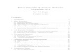 Part II Principles of Quantum Mechanics Michaelmas 2014 · E. Merzbacher Quantum Mechanics, 3rd edition. Wiley 1998 (various prices) B.H. Bransden and C.J. Joachain Quantum Mechanics,