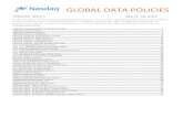 GLOBAL DATA POLICIES · March 18, 2015 Under the terms of the Nasdaq Global Data Agreement, Distributors of Nasdaq Information must adhere to the following data administration policies.
