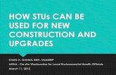 HOW STUs CAN BE USED FOR NEW CONSTRUCTION AND … · 2018-04-27 · General Use Approval AdvanTex Amphidrome Bioclere Busse-MF The Clean Solution Cromaglass FAST Modular FAST Hoot
