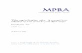 Thin capitalisation rules: A second-best solution to the ... › 72031 › 1 › MPRA_paper_72031.pdf · 3 2 THIN CAPITALISATION RULES: ADDRESSING DOMESTIC TAX REVENUE BASE EROSION