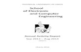 School of Electronic and Computer Engineering · 2015-10-14 · Technical University of Crete School of Electronic & Computer Engineering Annual Activity Report For the period: Sep.