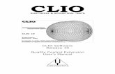 ELECTRICAL & ACOUSTICAL TESTS · 2019-11-26 · CLIO QC implements all the measurement techniques found in the CLIO standard software adding a versatile script processor that handles