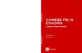 Chinese FDi in ethiopia - World Bank · Chinese firms investing abroad with tax credits in China. These incentives have proved to be a large motivation for Chinese firms’ investment