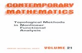 Topological Methods in Nonlinear Functional AnalysisVOLUME 21 Topological methods in nonlinear functional analysis Edited by S. P. Singh, S. Thomaier, and B. Watson VOLUME 22 Factorizations