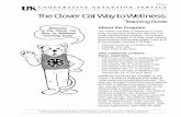 4ib-01lo: The Clover Cat Way to Wellness Teaching Guide · cation rules and systems. • “Pyramid Power” gives students an intro-duction to the Food Guide Pyramid and healthy