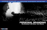 Jasmine Sandler - PERSONAL BRANDING · BASIC BRANDING PACKAGE Personal Branding kit including professional headshot, one-page write up, summary of attributes and papers, presentations
