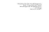 Numerical Techniques for Chemical and Biological Engineers ... · Research Areas: Linear Algebra, Matrix Theory, Numerical Analysis, Numerical Algebra, Geometry, Krein Spaces, Graph