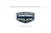Burlington Police Department · Burlington Police Department Quarterly Report—Quarter 2 2017 | 3 Summary Summary Quarter Two 2017 For the fourth quarter in a row both calls for