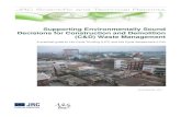 Supporting Environmentally Sound Decisions for Construction and … › uploads › waste-Guide-to... · 2020-02-03 · Supporting Environmentally Sound Decisions for C&D Waste Management