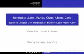 Reversible Jump Markov Chain Monte Carlowebee.technion.ac.il › shimkin › MC15 › presentations › Nir.pdf · 2015-07-20 · Introduction Implementation Simulation Reversible