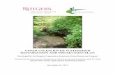 UPPER SALEM RIVER WATERSHED RESTORATION AND …€¦ · RESTORATION AND PROTECTION PLAN Developed by the Rutgers Cooperative Extension Water Resources Program ... Agriculture, the