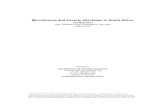 Microfinance and Poverty Alleviation in South Africa Baum...and employment policy, and is not directly oriented to poverty relief or social development. The emergent commercial microcredit