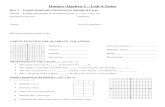 Honors Algebra 2 Unit 4 Notes - Mrs. Revilleza's Math Websitemrsrevillezamath.weebly.com › uploads › 6 › 2 › 2 › 3 › ... · Honors Algebra 2 – Unit 4 Notes Day 1 ...