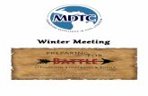 MDTC Winter Meeting Brochure 2014 - Home - GRSMB · Schedule Of Events Friday, November 7, 2014 7:30 – 8:45 A.M. Continental Breakfast, Registration and Welcome 8:45 – 10:15 A.M.