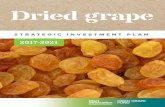 Dried grape - Horticulture Innovation Australia...supply Conduct a production and financial benchmarking study of dried grape production Breed new and/or commercialise available superior