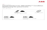 ABBDIGITALSERVICES CloudInterfaceforABBAbility™Condition … · 2020-07-01 · Relateddocuments Document Code(English) CloudInterfaceforABBAbility™ConditionMonitoringforpowertrainsAPIguide