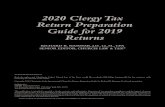 2020 Clergy Tax Return Preparation Guide for 2019 Returns › docs › TGFM2020_MMBB_FINAL.pdfClergy Tax Return Preparation Guide for 2019 Returns tax return. Part 3: Step-By-Step