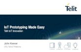 IoT Prototyping Made Easy - TMCnet...Title PowerPoint-Präsentation Author Ein Microsoft Office-Anwender Created Date 2/14/2017 11:58:58 AM